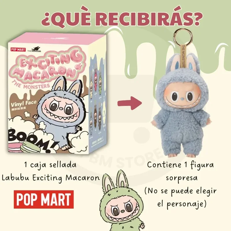 Peluches Labubu Exciting Macaron Sorpresa