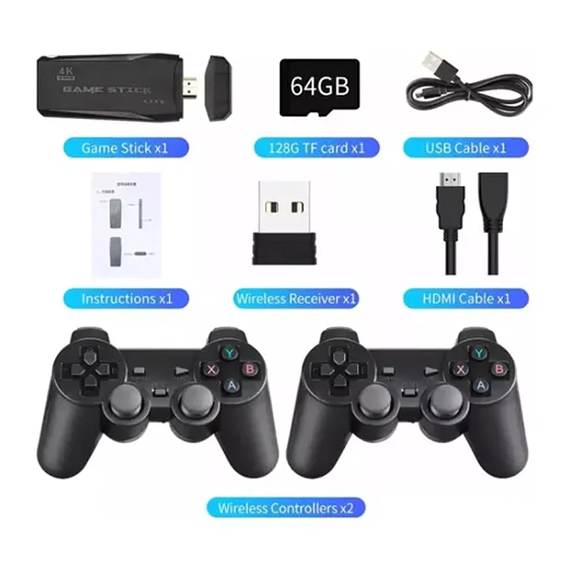 Inicio Consola de Videojuego Inalámbrico + 10,000 Juegos